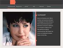 Tablet Screenshot of lena-romanoff.de